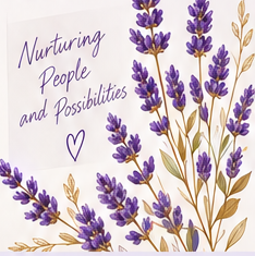 Lavender floral illustration